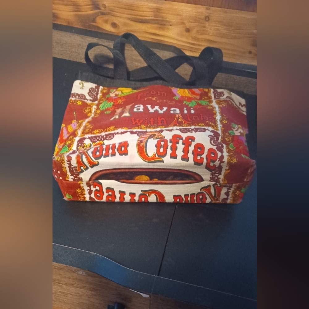 Hawaii Themed Tote Bag - Multicolor - Picture 2 of 2